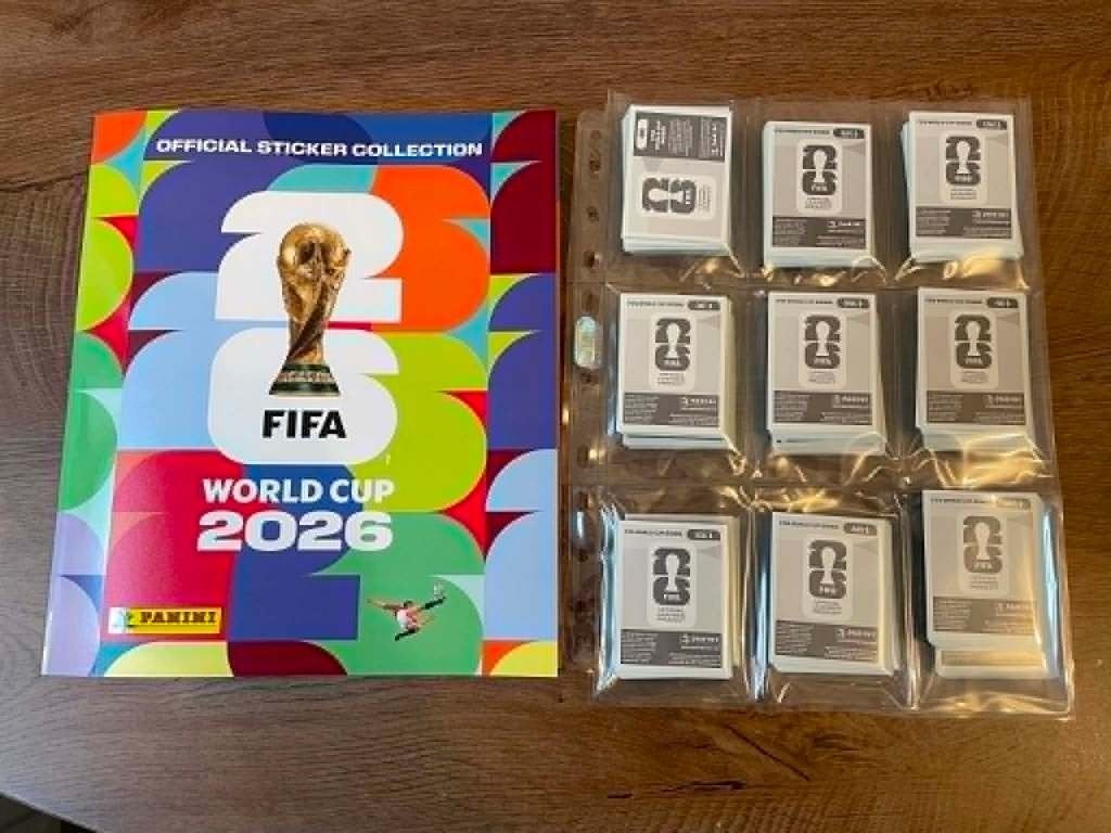 Panini WK 2026 – Alle Stickers 980 stuks + leeg album, Ophalen of Verzenden, Sticker