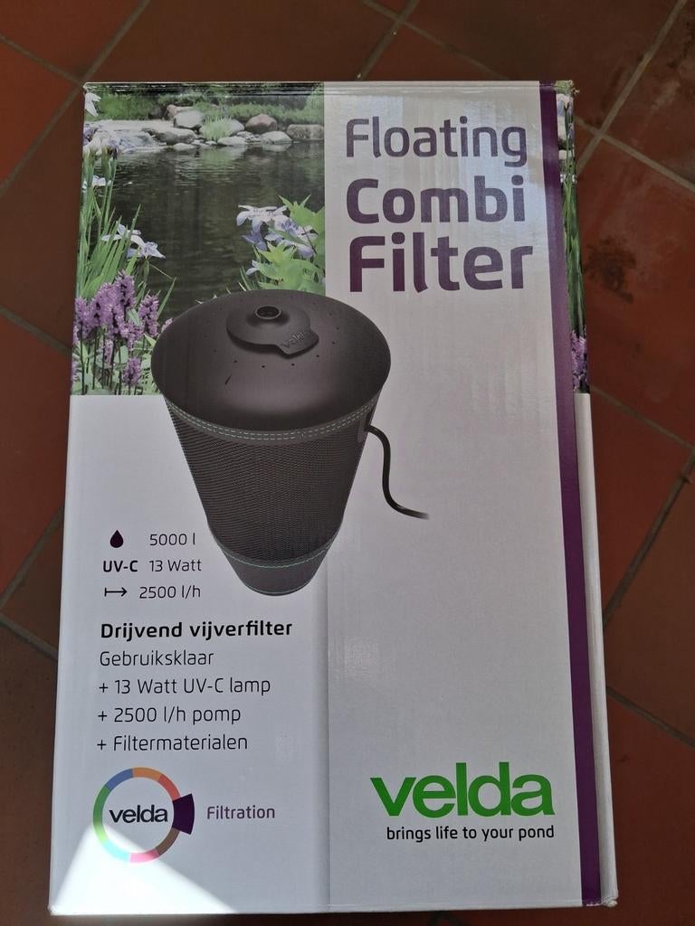 Vijverfilter velda bijna nieuw .voor vijver tot 5000 liter, Tuin en Terras, Vijver-toebehoren, Ophalen, Vijverfilter