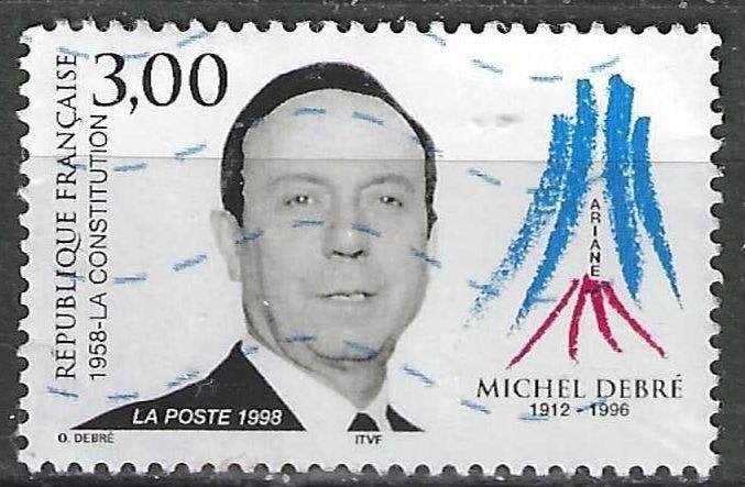 Francia 1998 - Yvert 3129 - Michel Debre (ST), Envoi, Affranchi