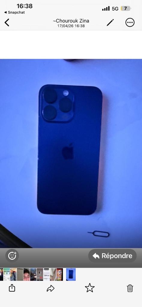 iPhone 15 pro Max, Télécoms, 80 %, 128 GB, IPhone 15, Enlèvement ou Envoi
