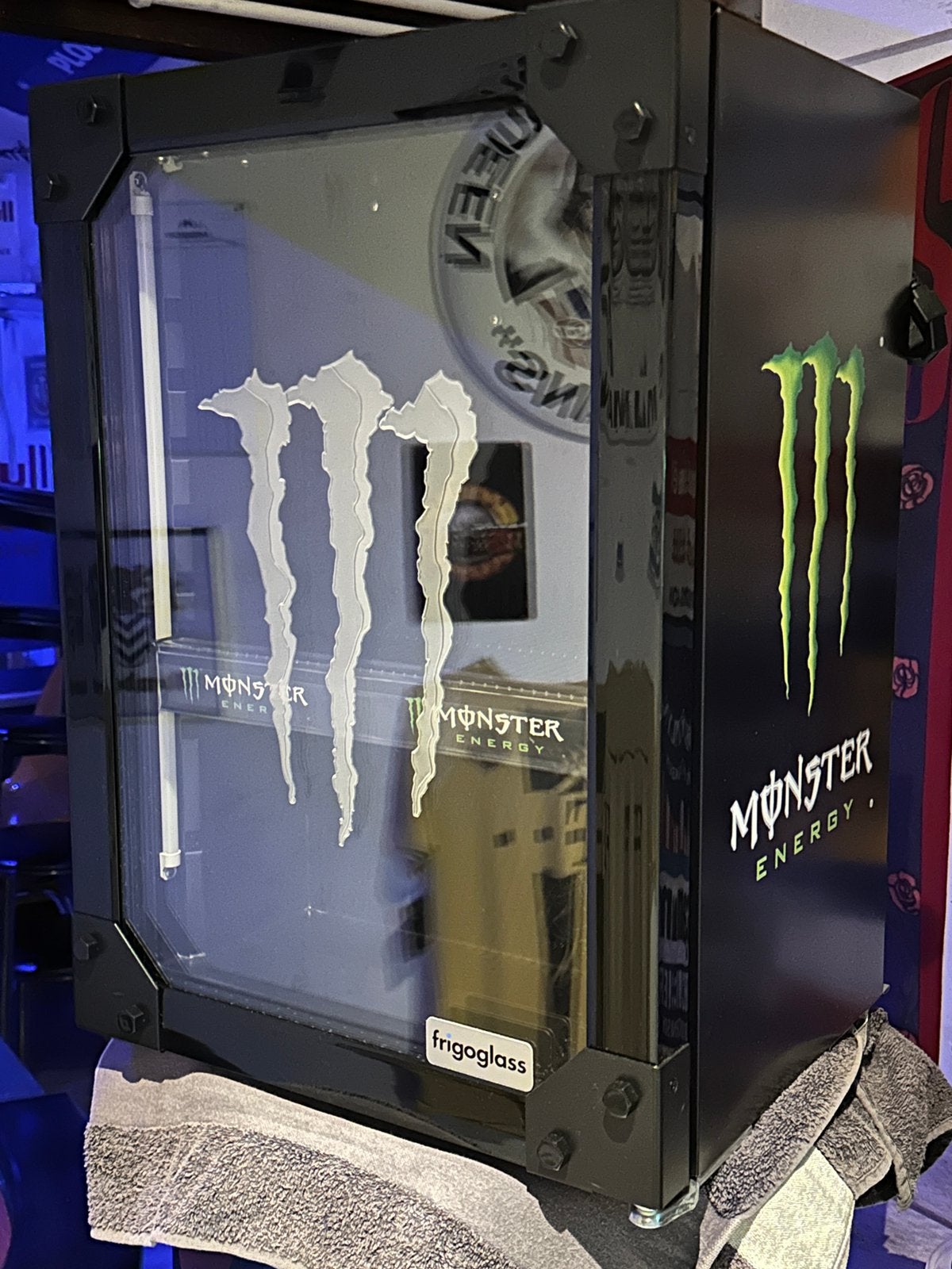 Koelkast Monster Energy, Elektronische apparatuur, Koelkasten en IJskasten, Ophalen, Nieuw
