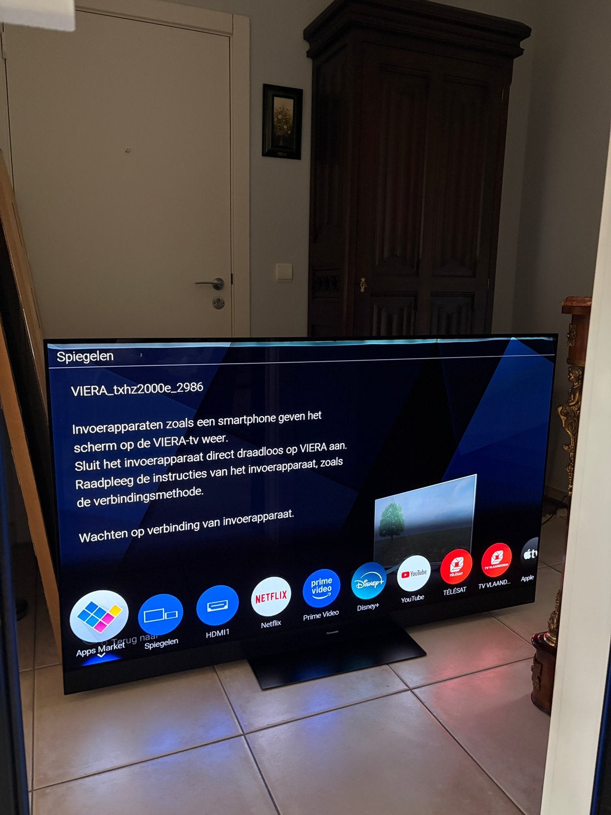 Panasonic Oled TV 65inch, TV, Hi-fi & Vidéo, Télévisions, Enlèvement, Comme neuf, OLED, Panasonic