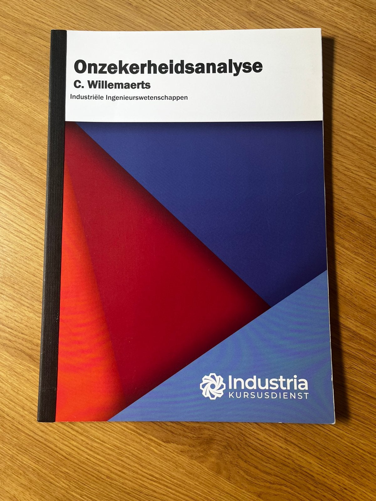 Onzekerheidsanalyse Industrieel ingenieur KUL, Ophalen of Verzenden, Zo goed als nieuw