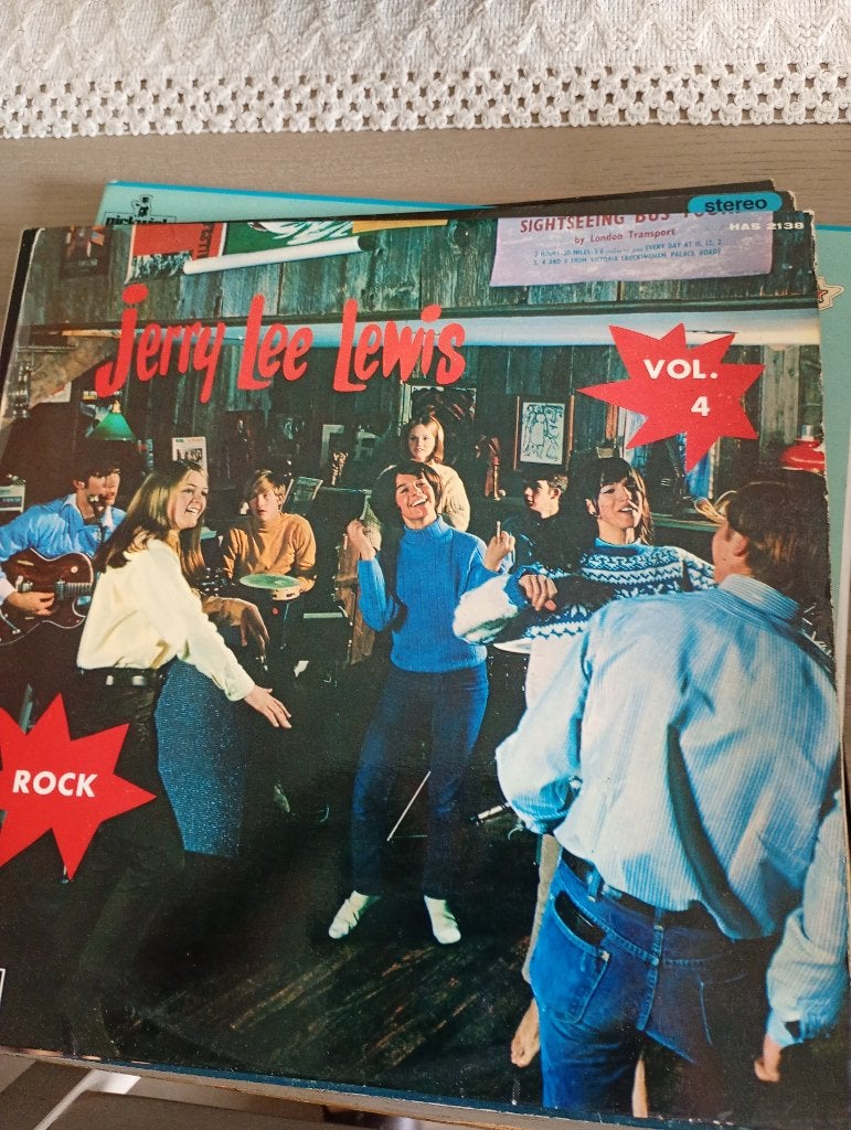 Jerry Lee Lewis - Rock Volume 4, Cd's en Dvd's, Vinyl | Rock, Verzenden, Gebruikt, 12 inch