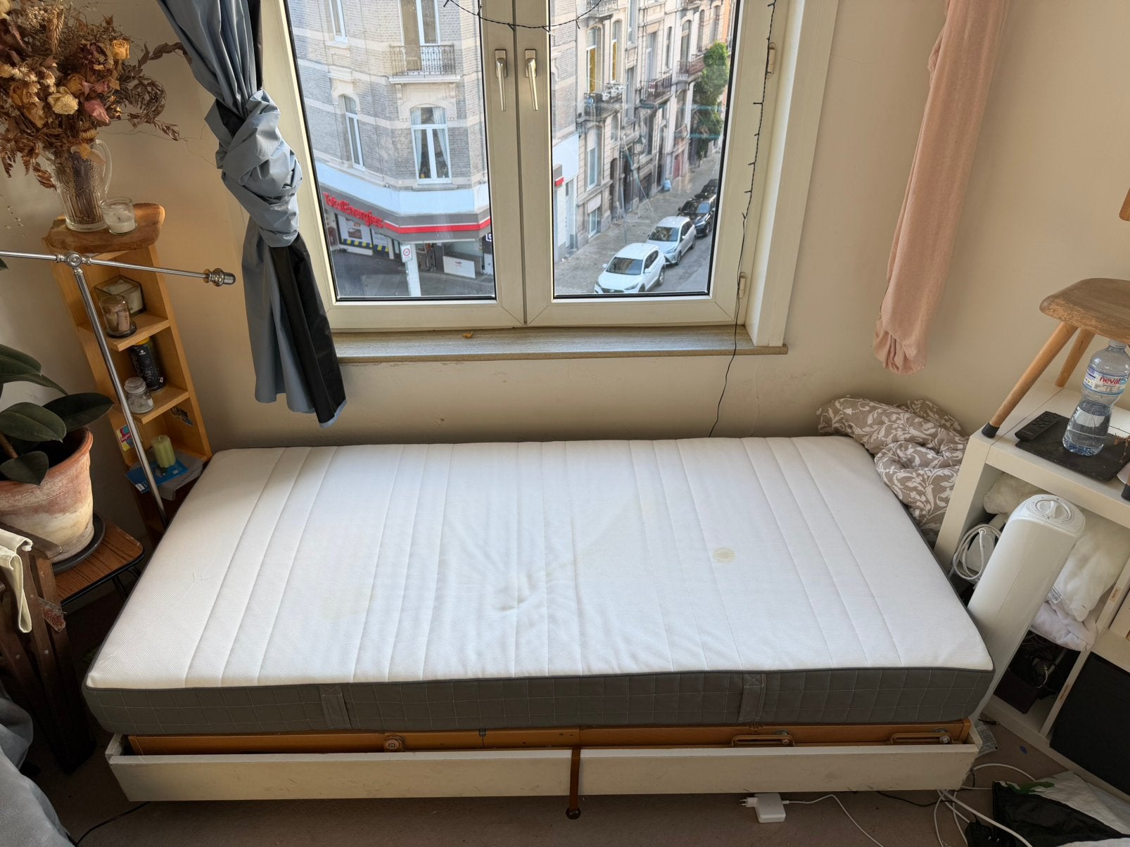 À vendre – Lit, sommier et matelas 90  200 cm, Enlèvement, Utilisé, 200 cm