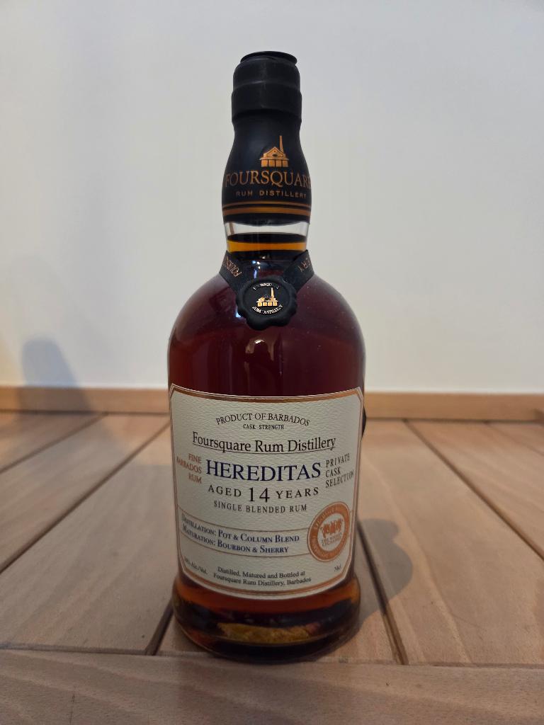 Foursquare Hereditas 14y rum, Enlèvement ou Envoi