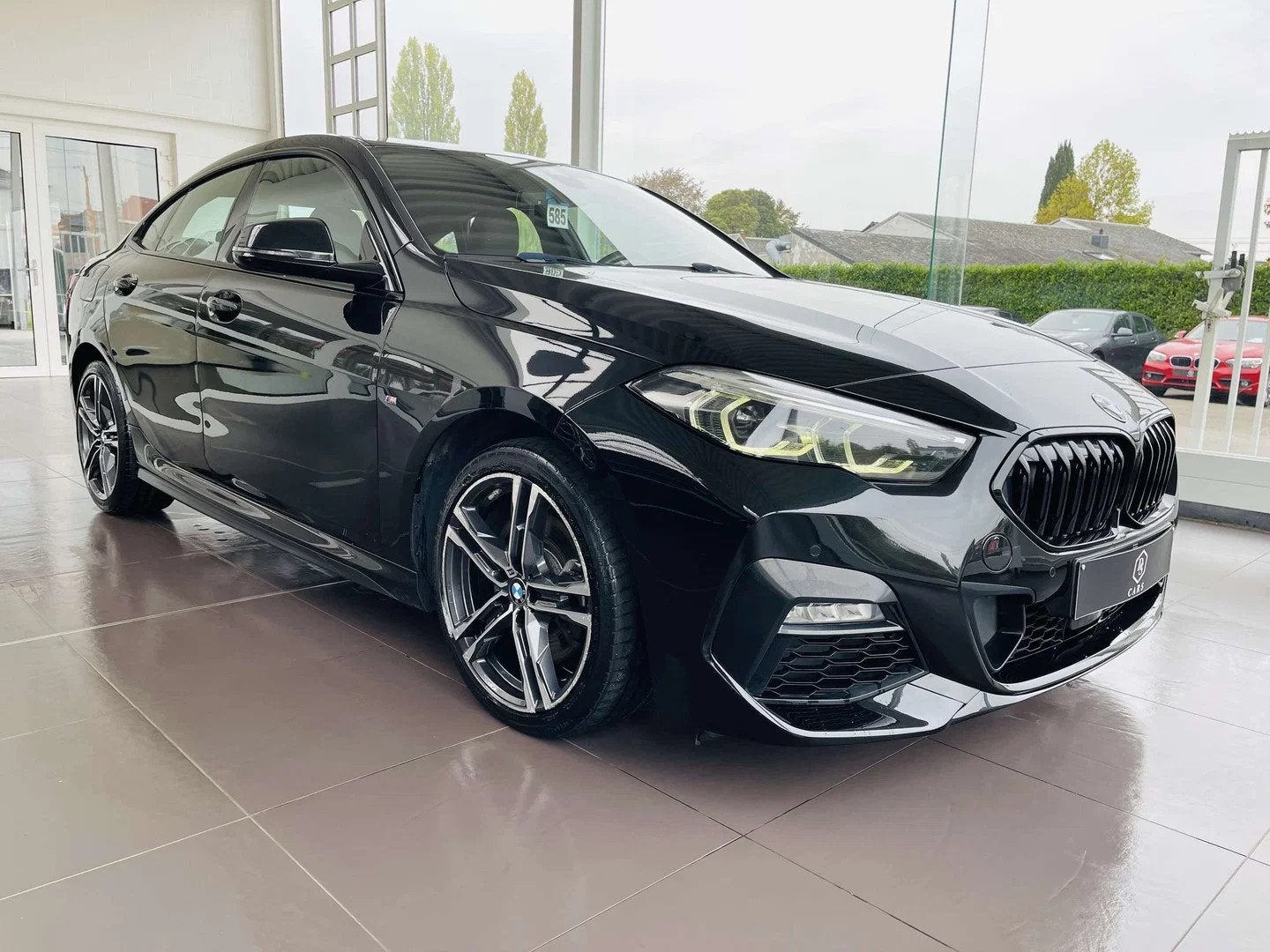 BMW 2 Serie 220 GC dA * GARANTIE + +PACK M + LED + CUIR + GP, Autos, Ordinateur de bord, Entreprise, 110 g/km, Noir