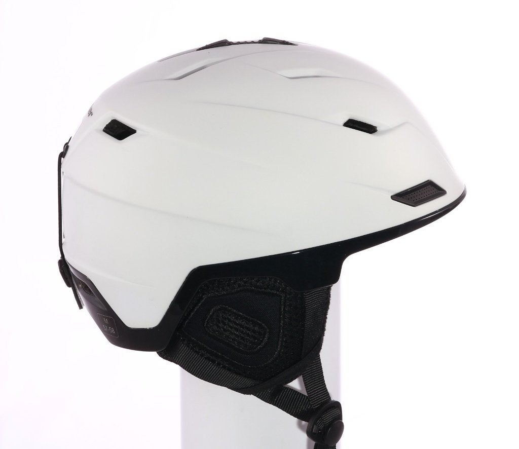 Casque de ski snowboard 57 ; 58 cm SLOKKER TRIAL, blanc/noir, Autres marques, Carving, Utilisé, Chaussures