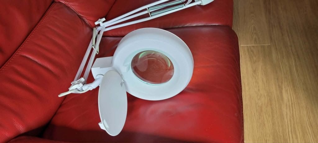 Lampe-loupe articulée Lunatec, Enlèvement
