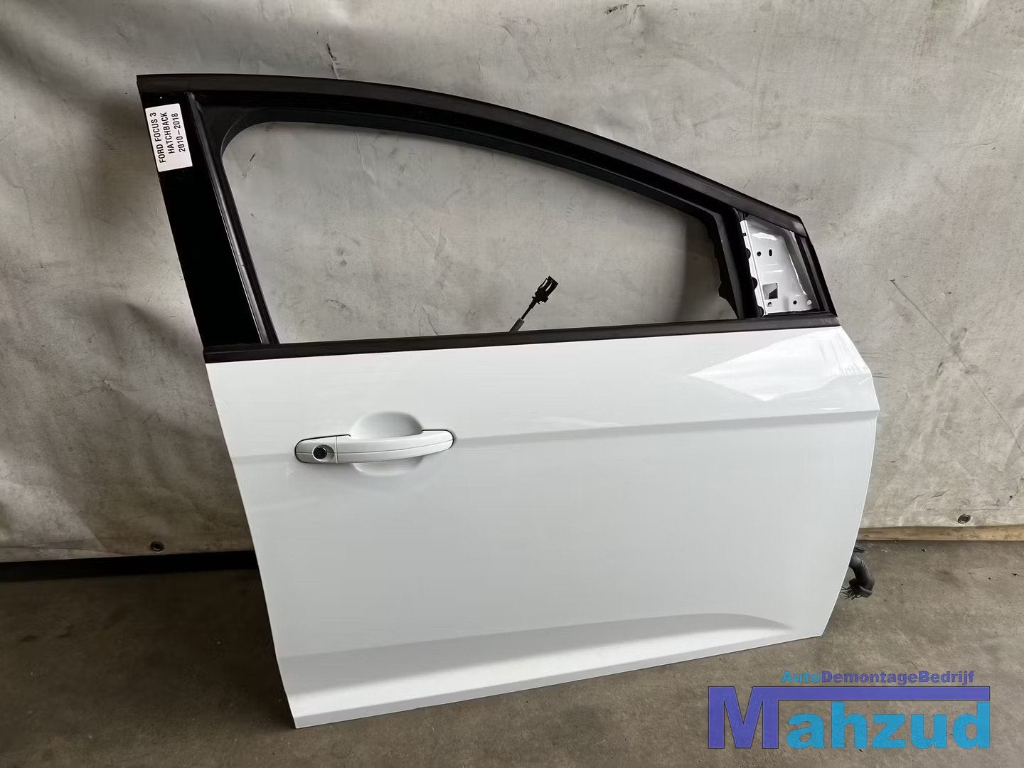 FORD FOCUS 3 Wit rechts voor deur portier 2010-2018, Gebruikt, Deur, Info@ford.com, Ford