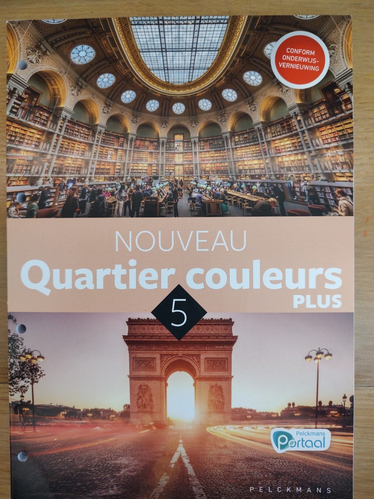 Nouveau Quartier couleurs 5 Plus Leerwerkboek (incl. Pelckma, Boeken, Schoolboeken, Frans, Nieuw, Ophalen of Verzenden, Pelckmans