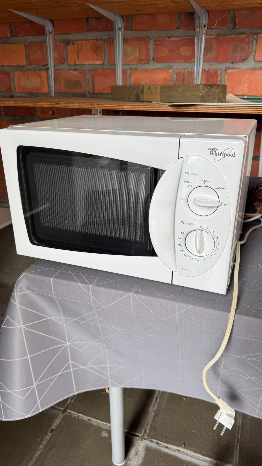 Whirlpool Vrijstaande Magnetron/microgolf, Ophalen, Zo goed als nieuw