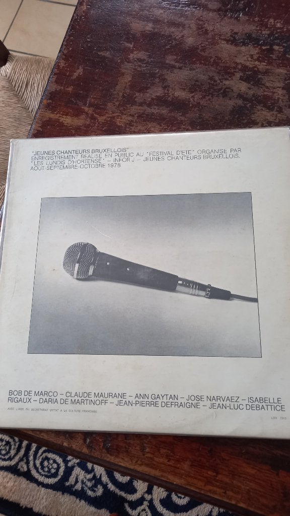 vinyl 33T jeunes chanteurs bruxellois "claude maurane,bob d, Ophalen, 1970 - 1979, Zo goed als nieuw