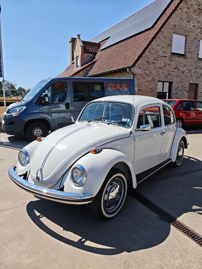 Vw kever 1200 bwj 1977 gerestaureerd, gekeurd + garantie, Auto's, Achterwielaandrijving, Beetle (Kever), 4 cilinders, Wit