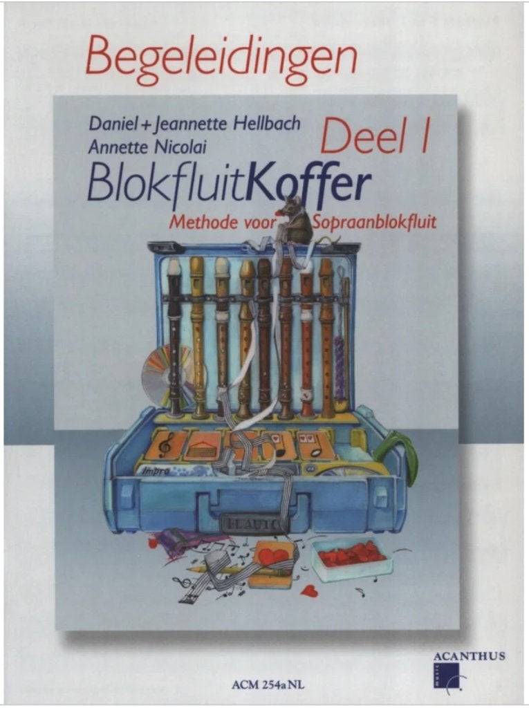 Begeleidingen blokfluitkoffer deel 1 (nieuw), Livres, Musique, Enlèvement ou Envoi, Neuf, Instrument, Hellbach & Nicolai
