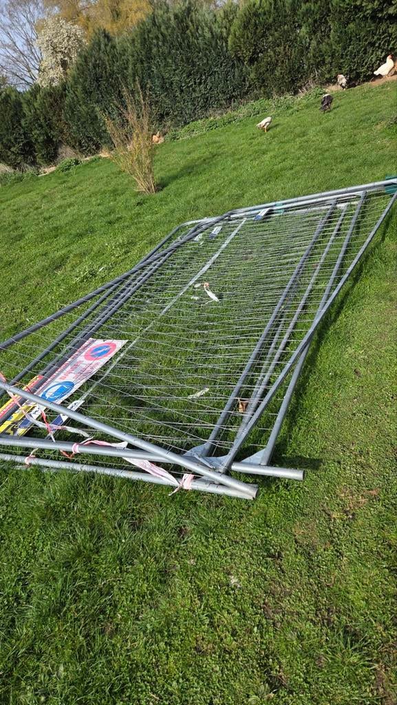 4 Barrière galvanisée 2mx3m, Bricolage & Construction, Enlèvement