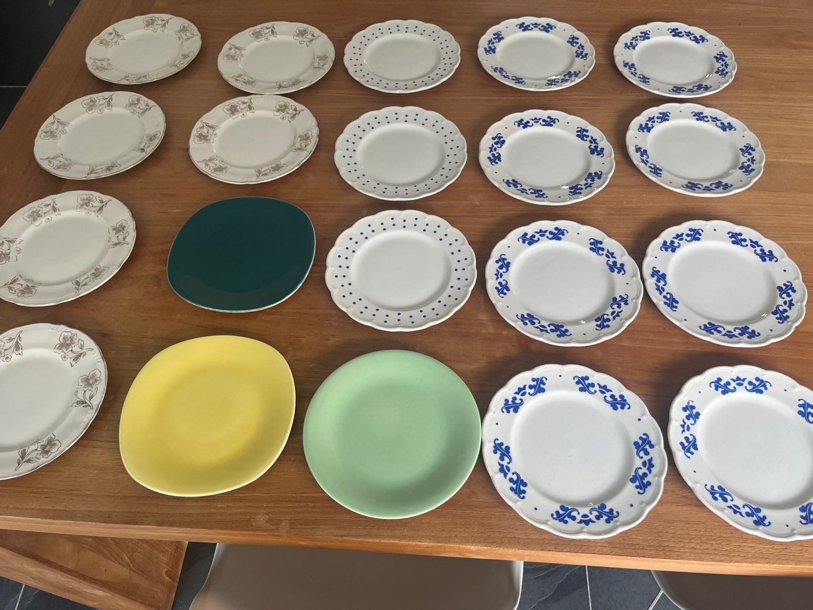BOCH dessertborden, Antiek en Kunst, Antiek | Servies los, Ophalen of Verzenden