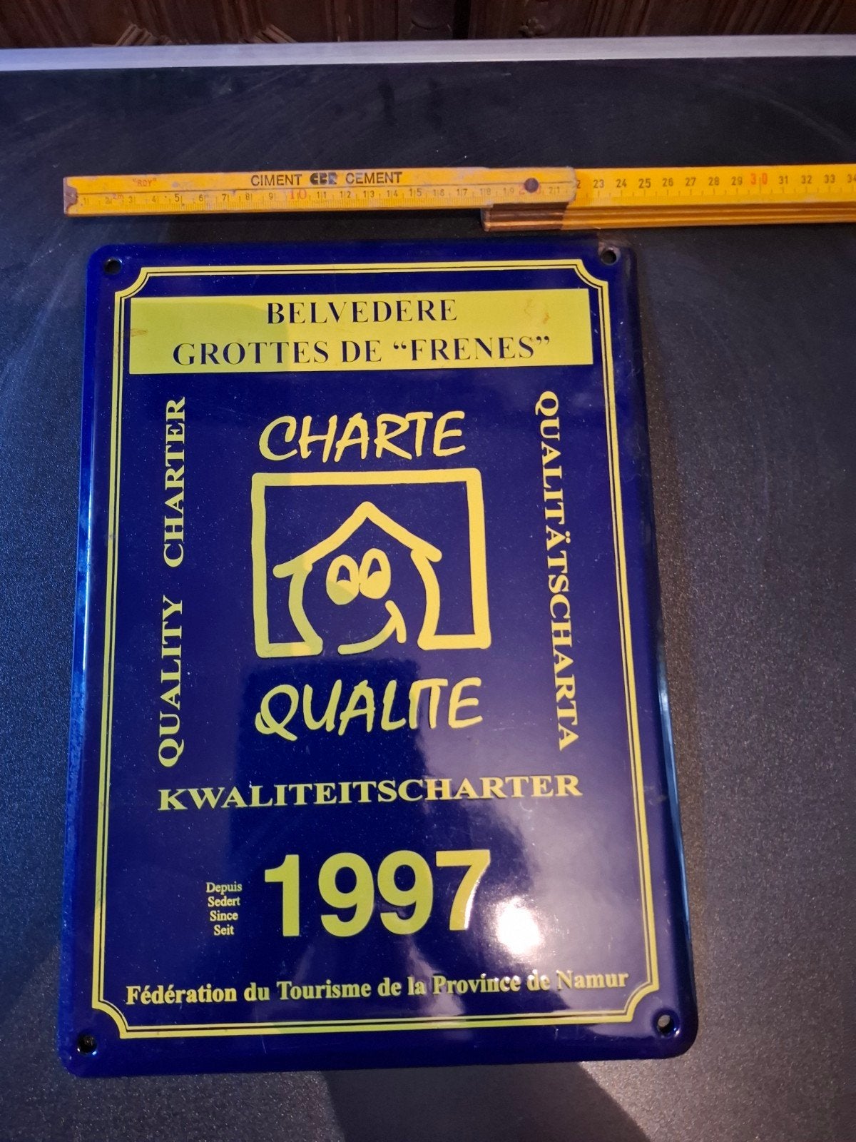 plaque émaillée, Collections, Enlèvement, Utilisé