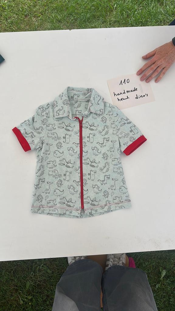 Hemd handmade retro maat 110, Ophalen, Zo goed als nieuw