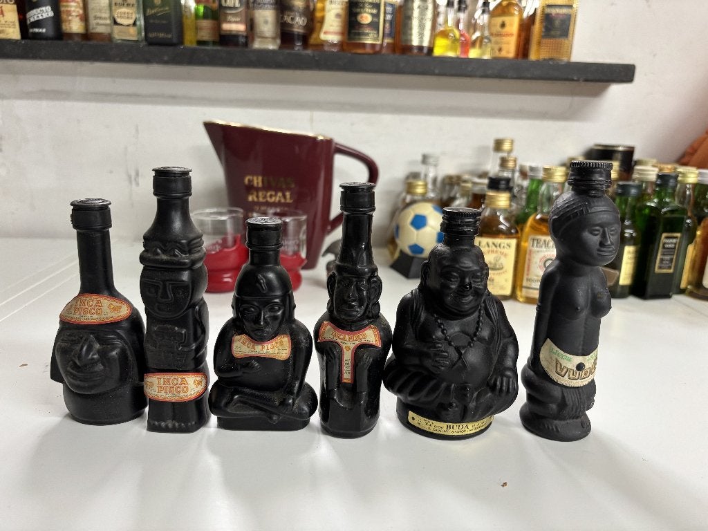 Lot van 6 Vintage miniaturen figuren, Ophalen of Verzenden, Gebruikt, Overige typen