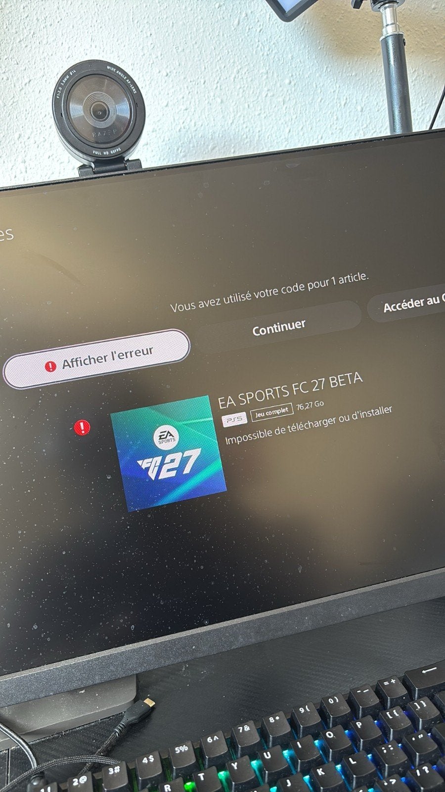 code beta FC 27, Consoles de jeu & Jeux vidéo, Jeux | Sony PlayStation 5, Enlèvement ou Envoi