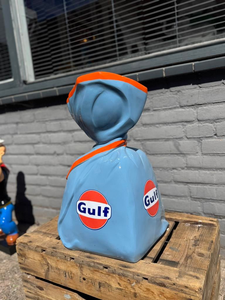 Gulf reclame beeld snoep toffee, Ophalen, Zo goed als nieuw, Reclamebord