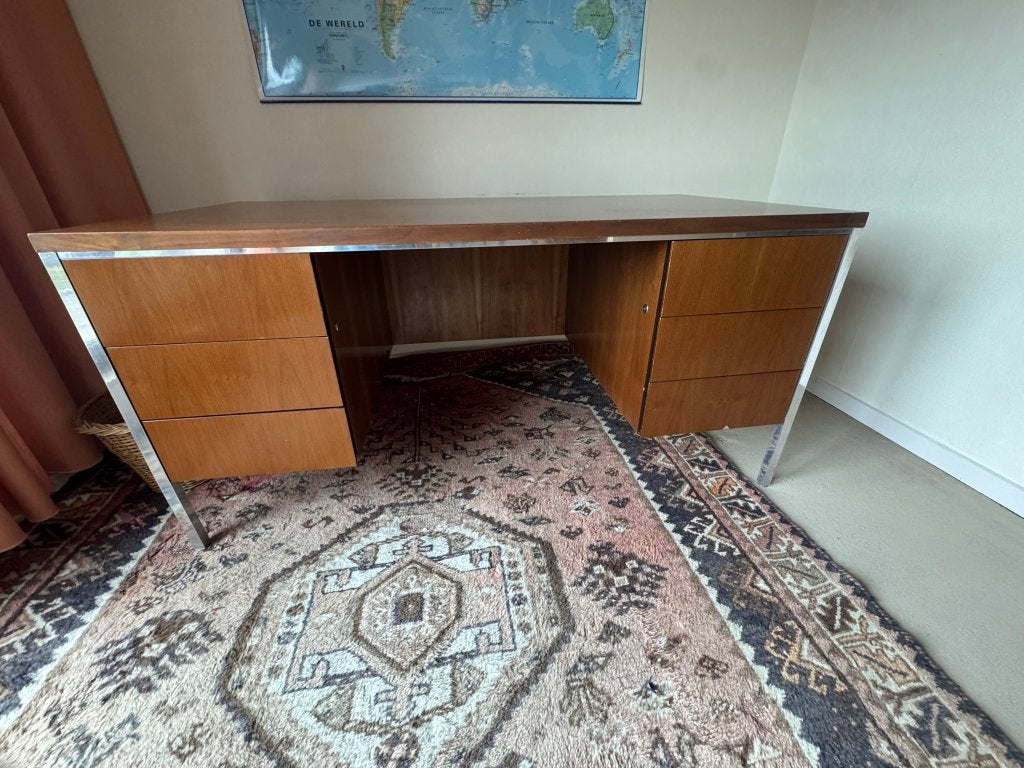 Très beau grand bureau, Maison & Meubles, Bureaux, Autres marques, 76 cm, Comme neuf, Brun