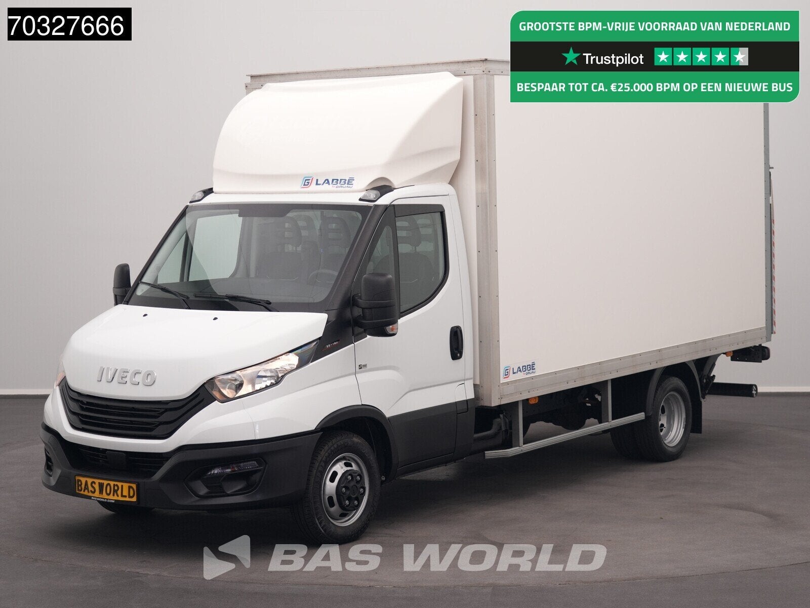 Iveco Daily 35C16 3.0L Laadklep Dubbellucht Bakwagen Airco C, Achat, Euro 6, Entreprise, Boîte manuelle