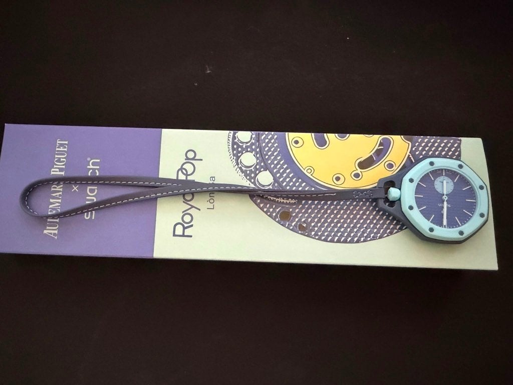 Audemars Piguet x Swatch Royal Pop Làn Ba, Handtassen en Accessoires, Horloges | Heren, Verzenden, Nieuw, Zakhorloge, Swatch
