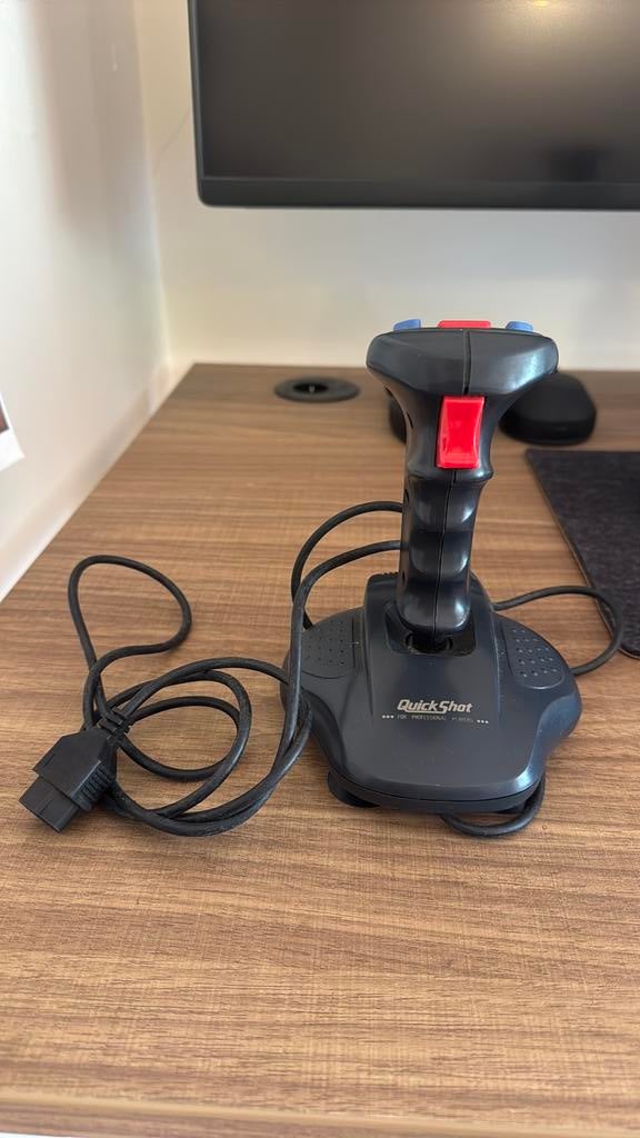 QuickShot Arcade Joystick – Retro NES / SNES, Computers en Software, Joysticks, Ophalen, Zo goed als nieuw