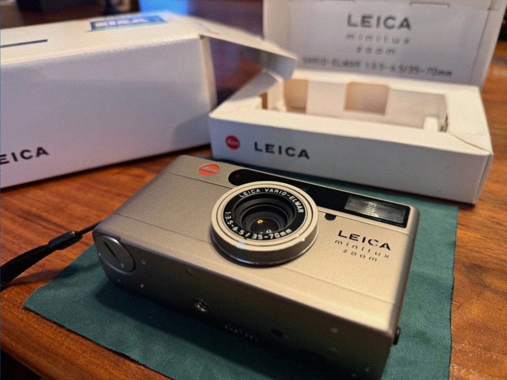 Leica minilux zoom, Audio, Tv en Foto, Fotocamera's Digitaal, Compact, Ophalen of Verzenden, Zo goed als nieuw, Overige Merken