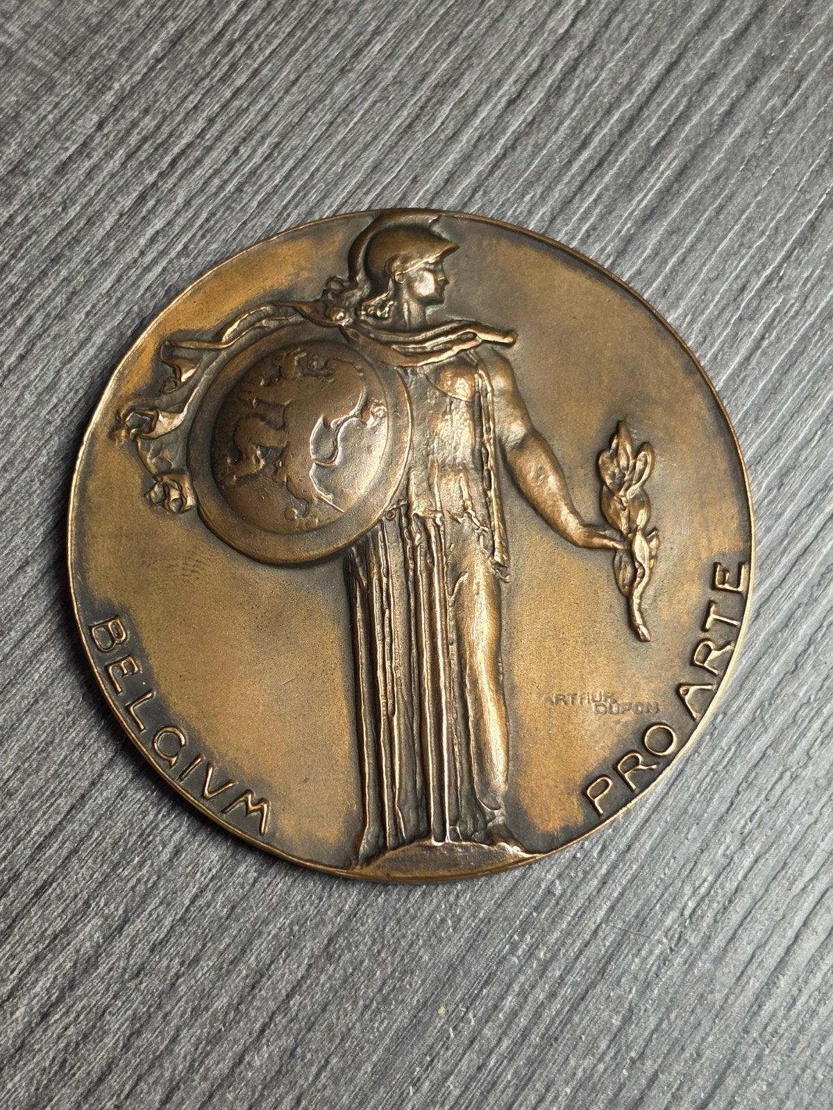 medaille 7cm België, Ophalen of Verzenden, Brons