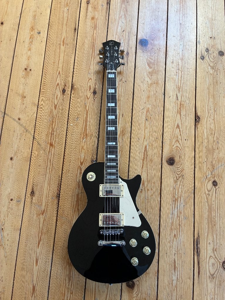Guitare électrique noire neuve, Musique & Instruments, Enlèvement, Comme neuf, Guitare