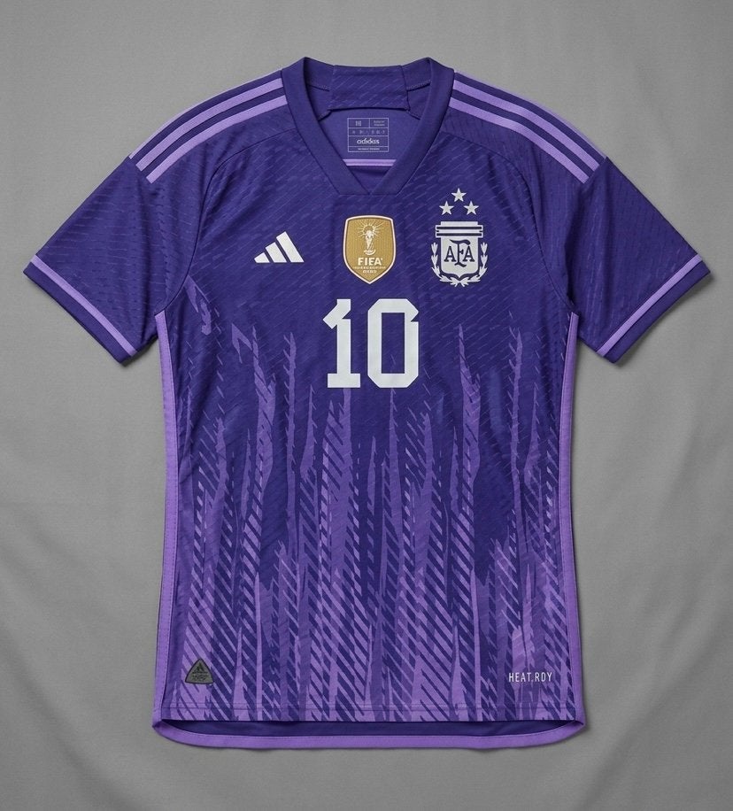 Messi Argentinië Shirt Paars – Nummer 10, Maat XS of kleiner, Ophalen, Zo goed als nieuw, Shirt