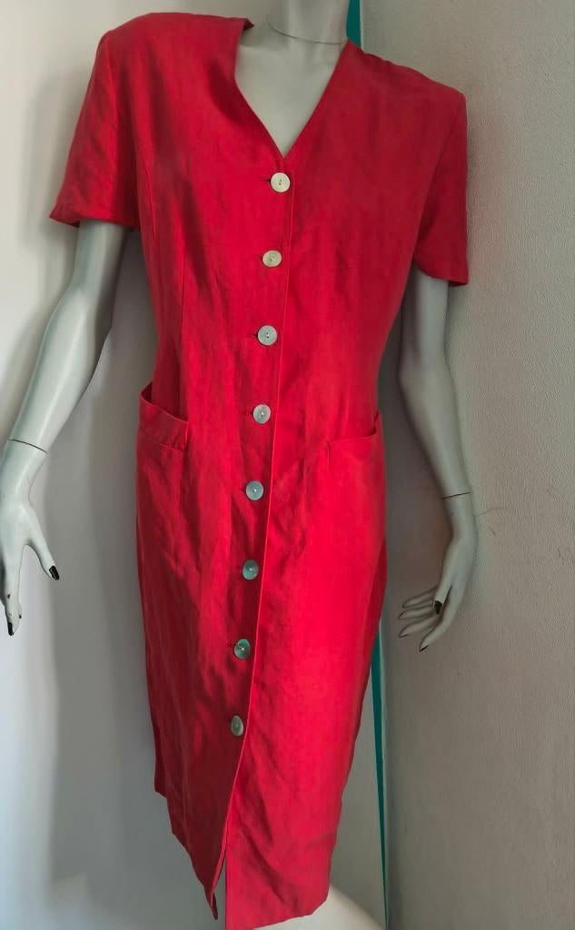 Robe d'été rouge Cara Brussels avec S, Rouge, Enlèvement ou Envoi, Cara Brussels, Taille 36 (S)