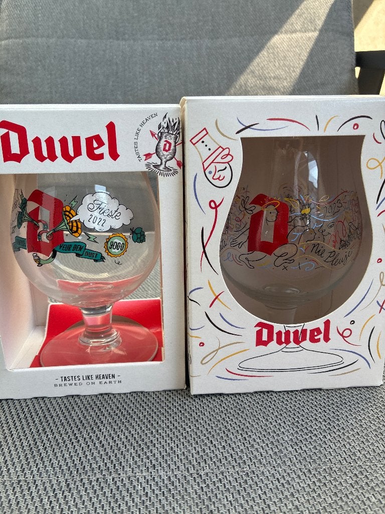 Duvel glazen, Verzamelen, Biermerken, Ophalen of Verzenden, Nieuw, Glas of Glazen, Duvel