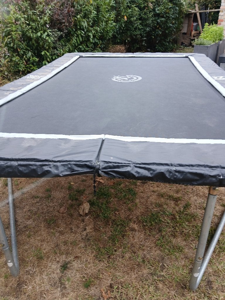 Trampoline - rechthoekig - 244 x 366, Ophalen, Gebruikt