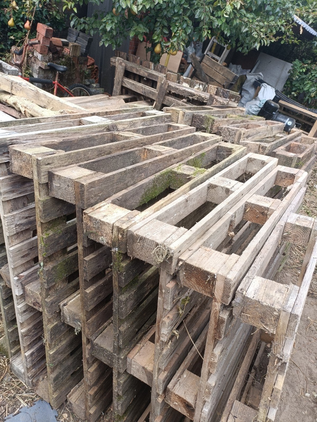 gratis hout, Enlèvement