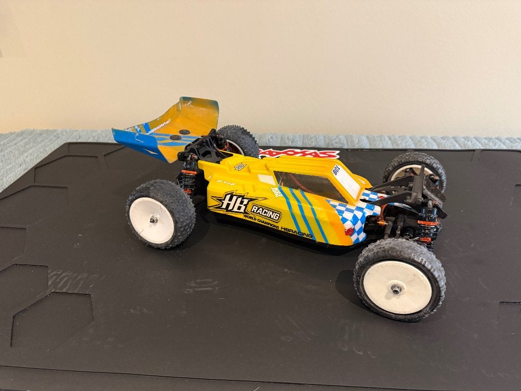 HB Racing D418 (RC BUGGY 4WD), Auto offroad, Zo goed als nieuw, Schaal 1:10, Ophalen