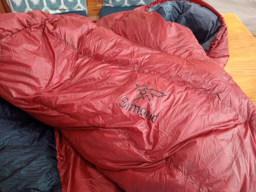 SIMOND Lichte en compacte dons slaapzak, Caravanes & Camping, Sacs de couchage, Neuf, Enlèvement ou Envoi