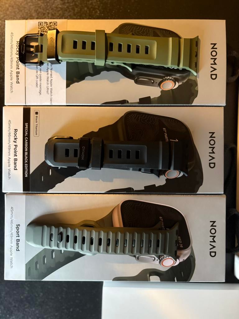 Nomad apple watch Ultra bandjes, Ophalen, Zo goed als nieuw