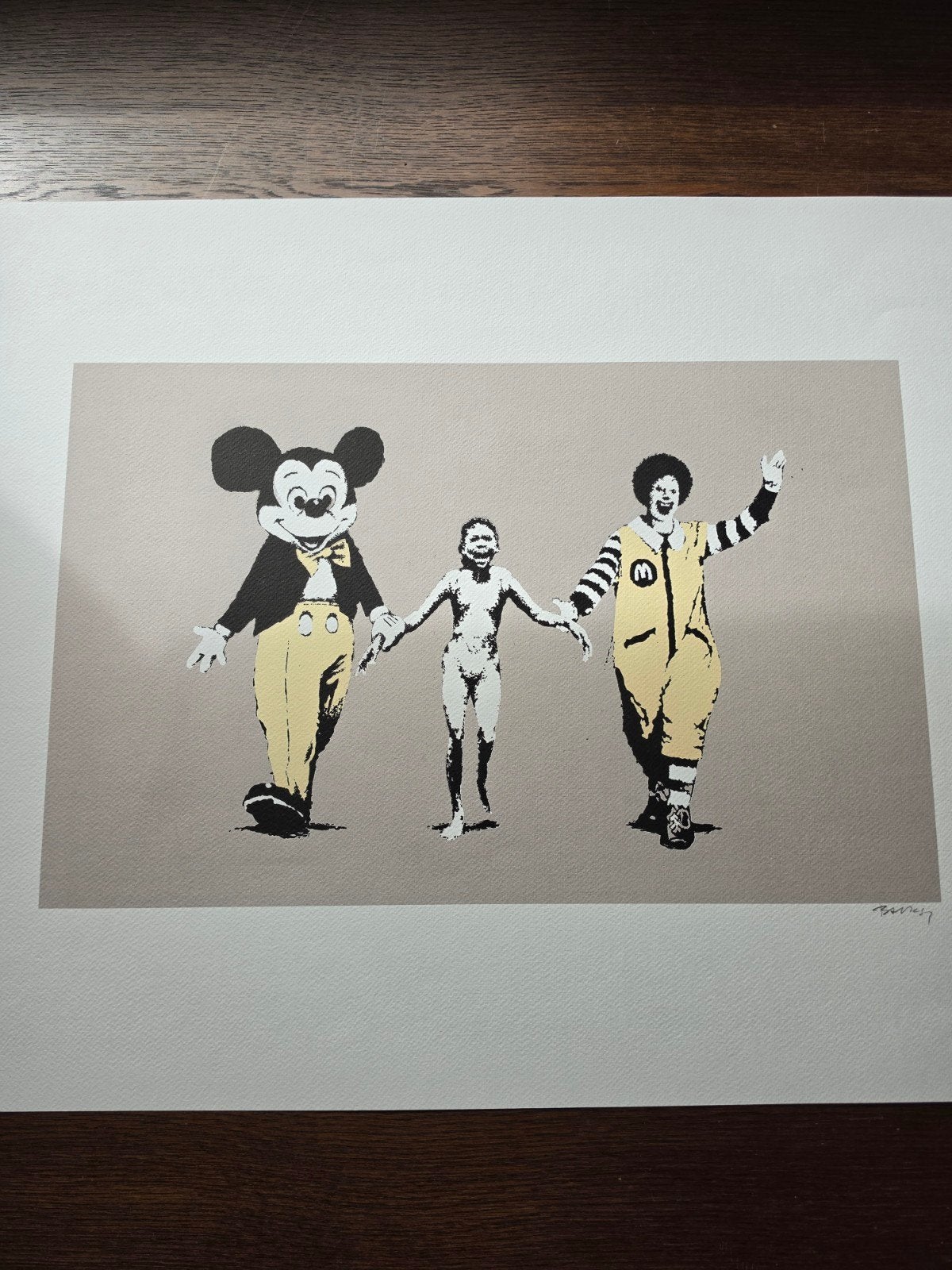 Art de rue Banksy, Enlèvement ou Envoi