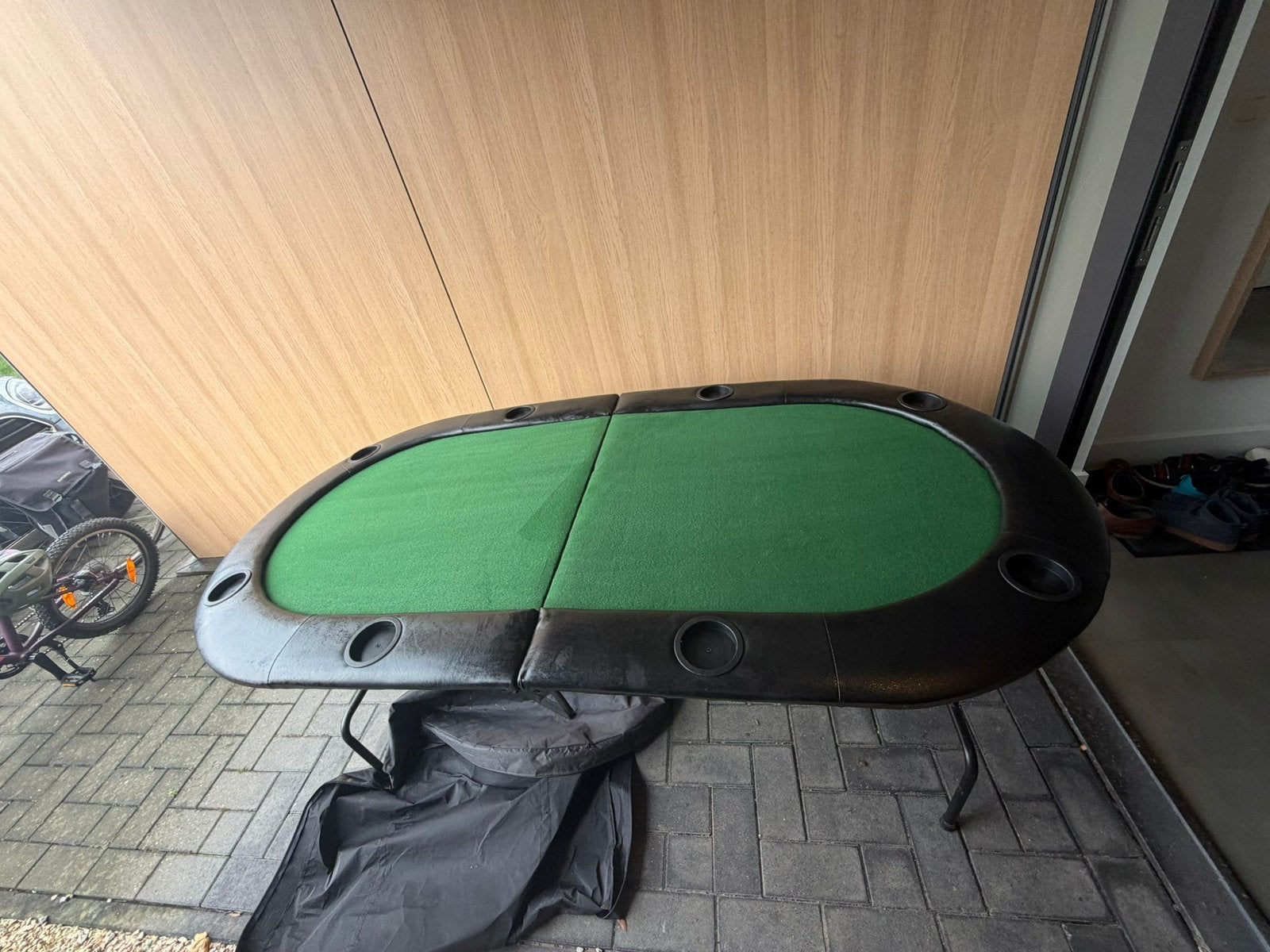 Pokertafel + pokerset, Watersport en Boten, Ophalen, Zo goed als nieuw
