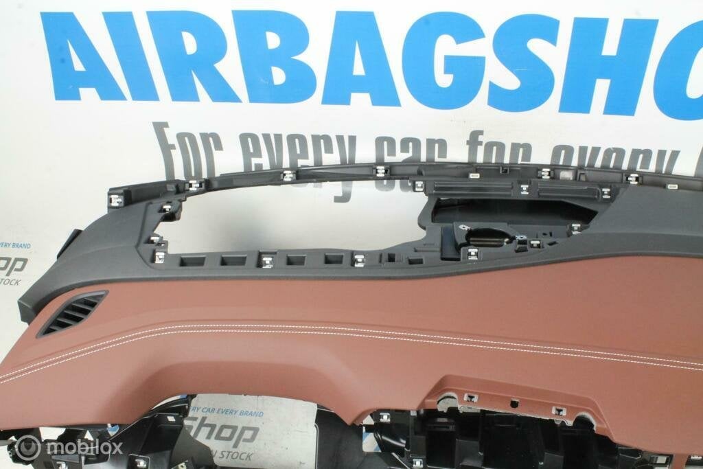 Airbag Tableau bord brun HUD couture blanche Volkswagen ID.5, Enlèvement ou Envoi, Utilisé