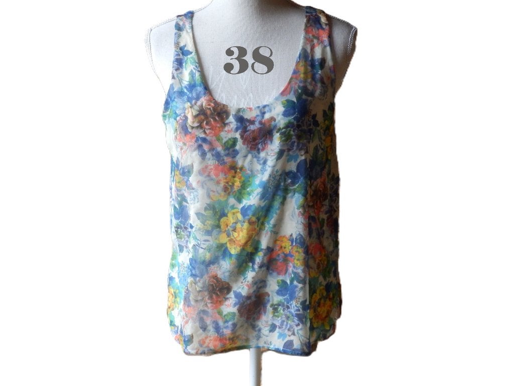 (64)- top femme t.38 coloré vert - MNG -, Sans manches, Taille 38/40 (M), Enlèvement ou Envoi, MNG