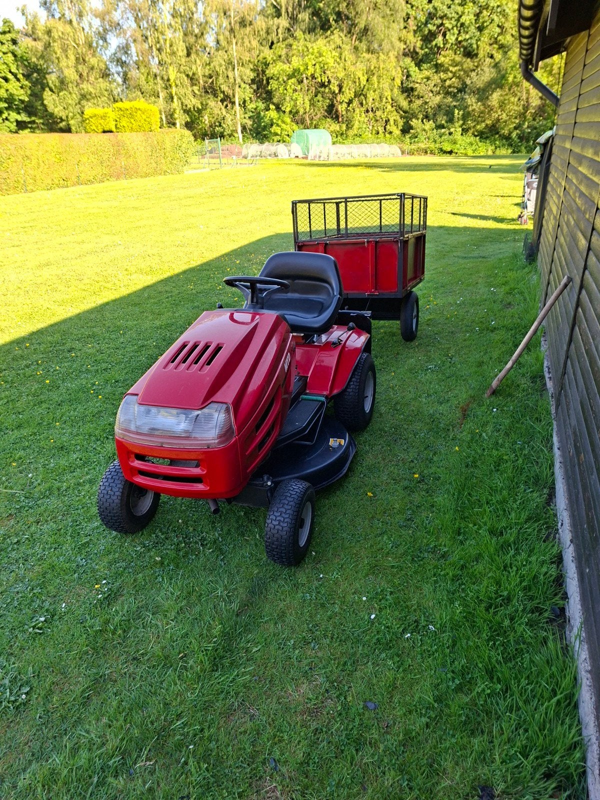 zitmaaier mtd met aanhangwagen, Tuin en Terras, Zitmaaiers, Ophalen
