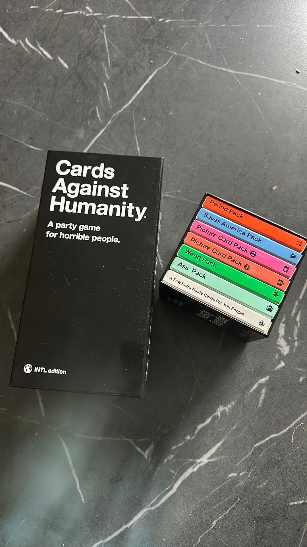 Cards against humanity + nasty bundle, Ophalen