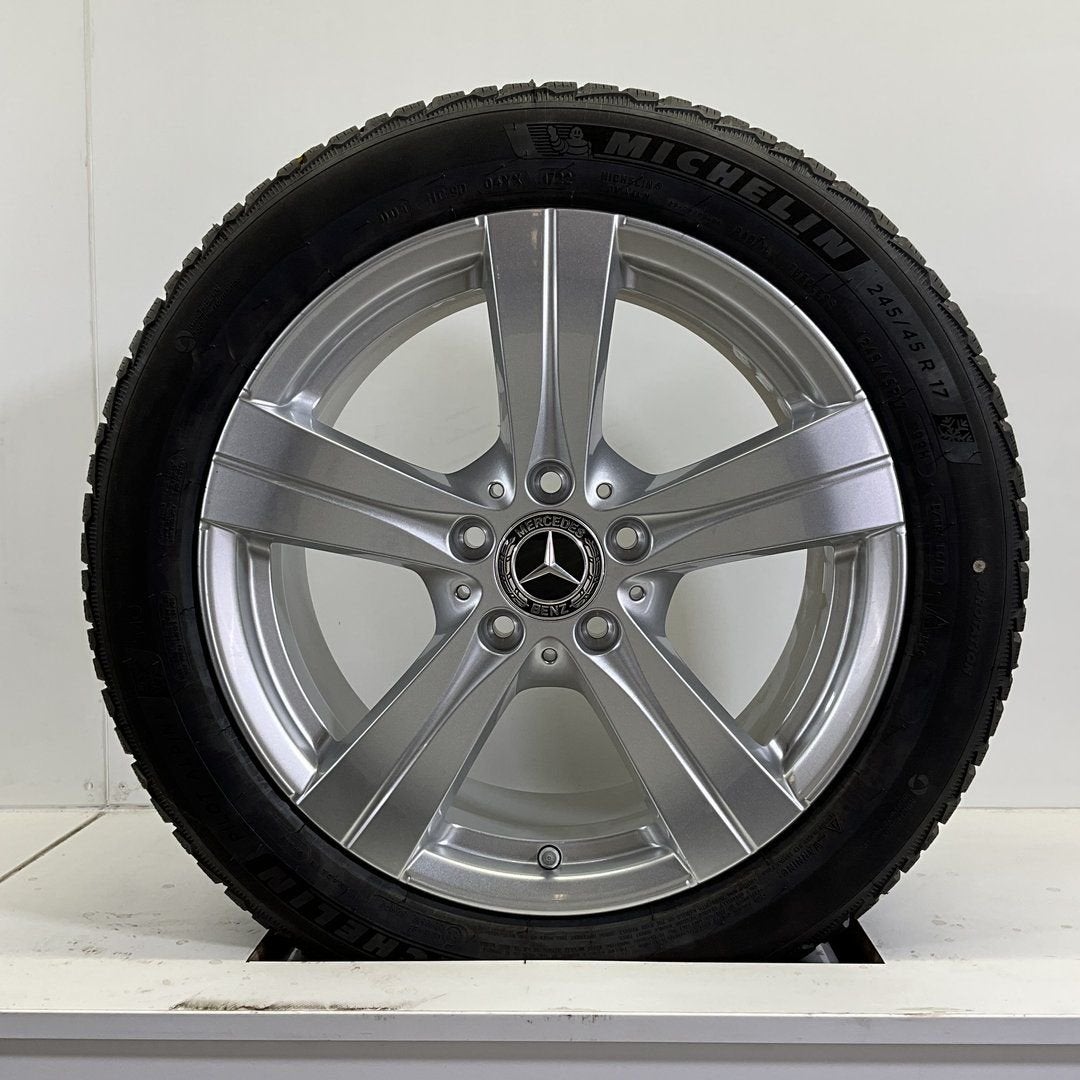 MERCEDES C KLASSE W205 W206 SET VELGEN + WINTERBANDEN 17 INC, -, -, Banden en Velgen, 17 inch