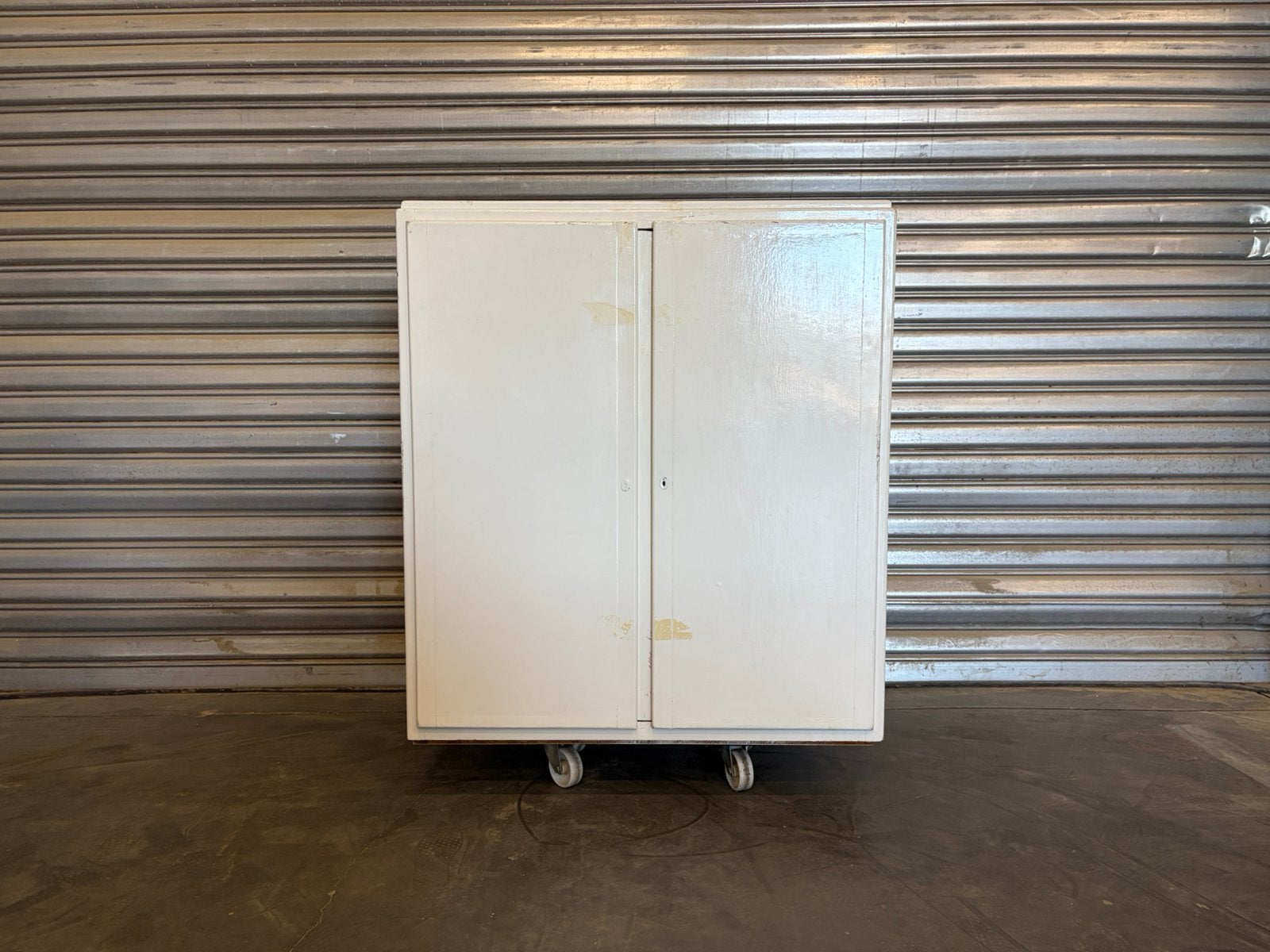 Houten kleerkast van grootvaders makelij, Huis en Inrichting, Ophalen, Met deur(en), Gebruikt, 100 tot 150 cm