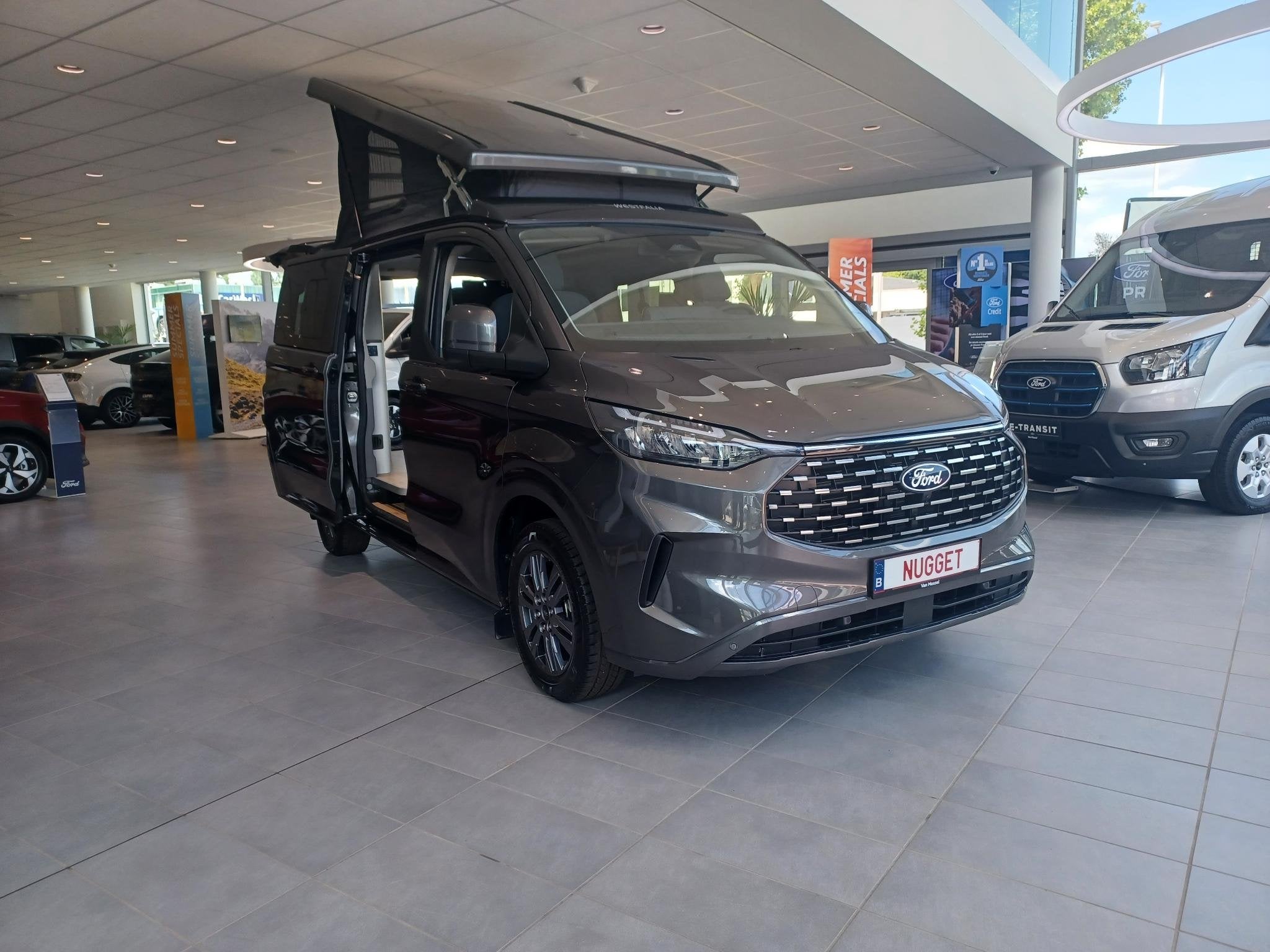 Ford Transit Custom NUGGET 320S, Autos, Neuf, Argent ou Gris, Achat, Aide au démarrage en côte